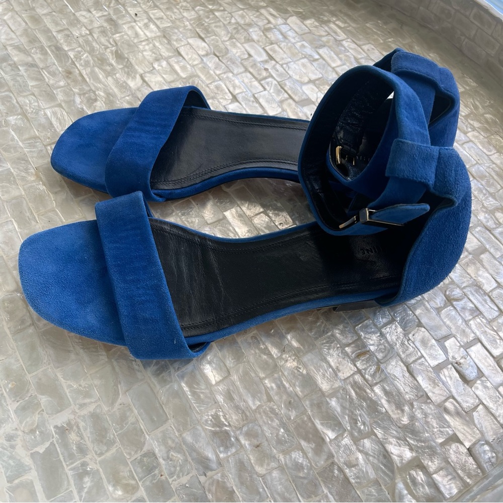 CÉLINE Paris blue suede sandals - Picture 8 of 12